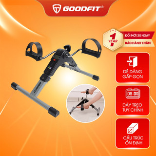 Xe đạp thể thao gấp gọn mini GoodFit tùy chỉnh độ nặng, tập luyện thể dục tại nhà GF002MB