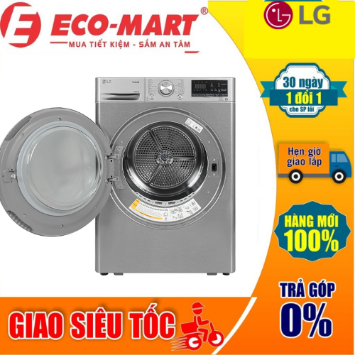 DVHP50P Máy sấy LG DVHP50P inverter 10.5 Kg bơm nhiệt