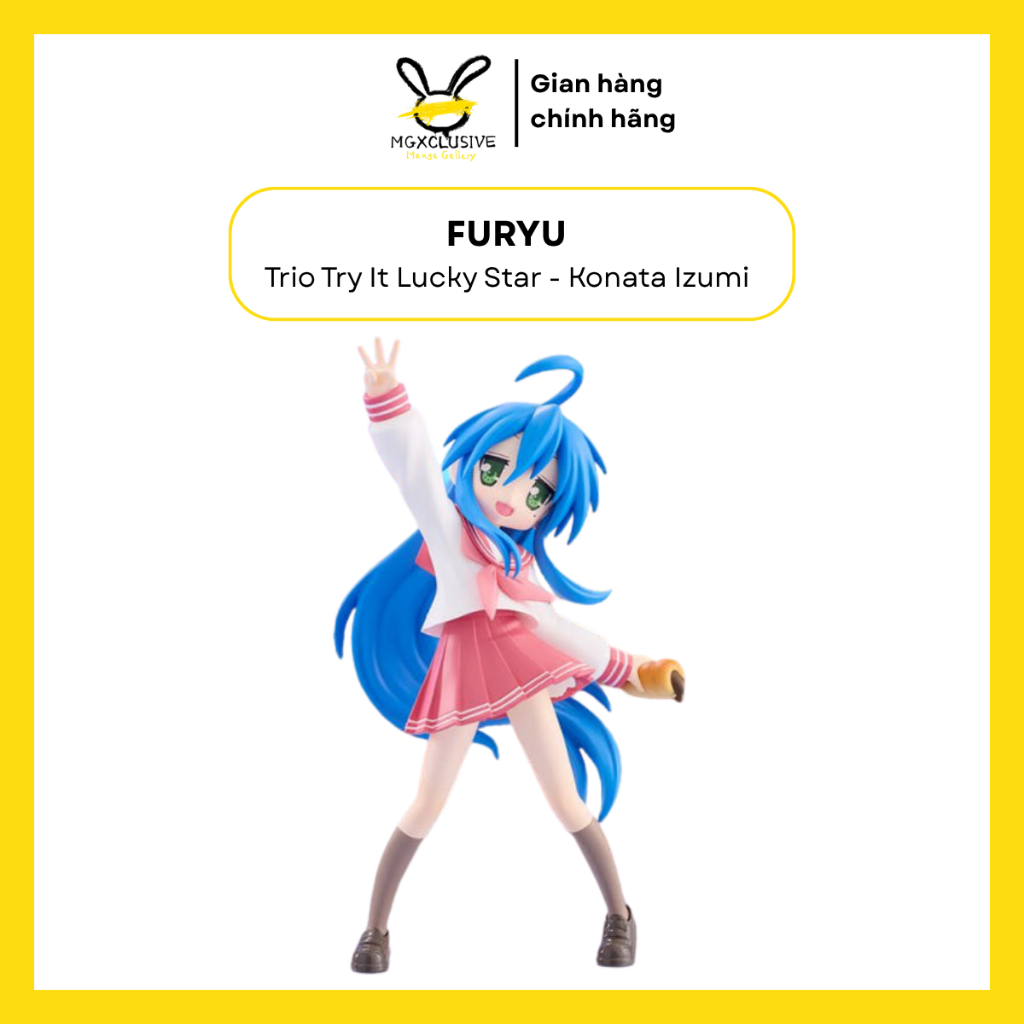 Mô Hình Chính Hãng FURYU - Lucky Star Trio-Try-iT Figure - Konata Izumi
