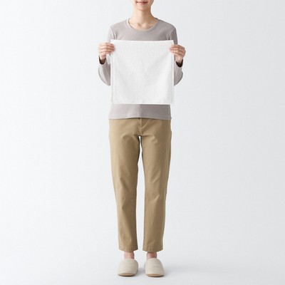 [26SS] MUJI Khăn Tay Dệt Kiểu Pile Vòng (34*35cm)