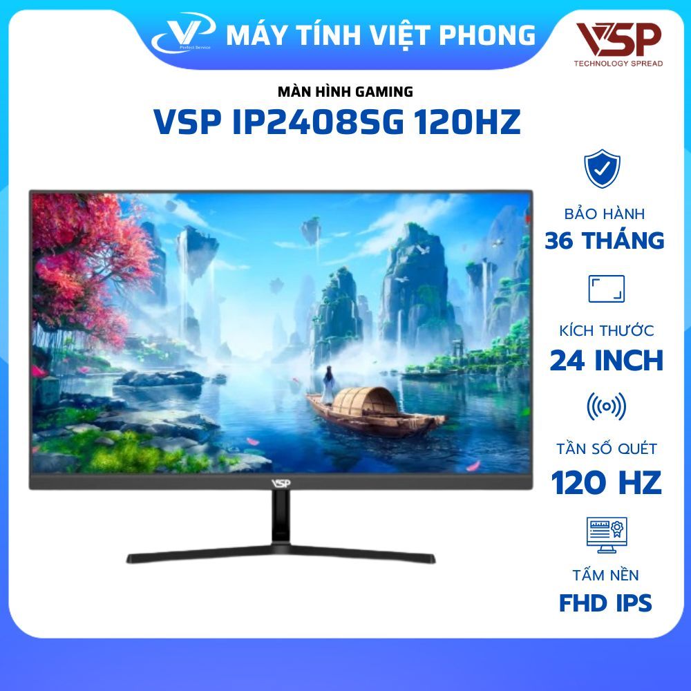 MÀN HÌNH GAMING VSP IP2706SG IP2709S IP2409S IP2408SG IP2205F CÁC MÃ CHÍNH HÃNG BẢO HÀNH 3 NĂM | BigBuy360 - bigbuy360.vn