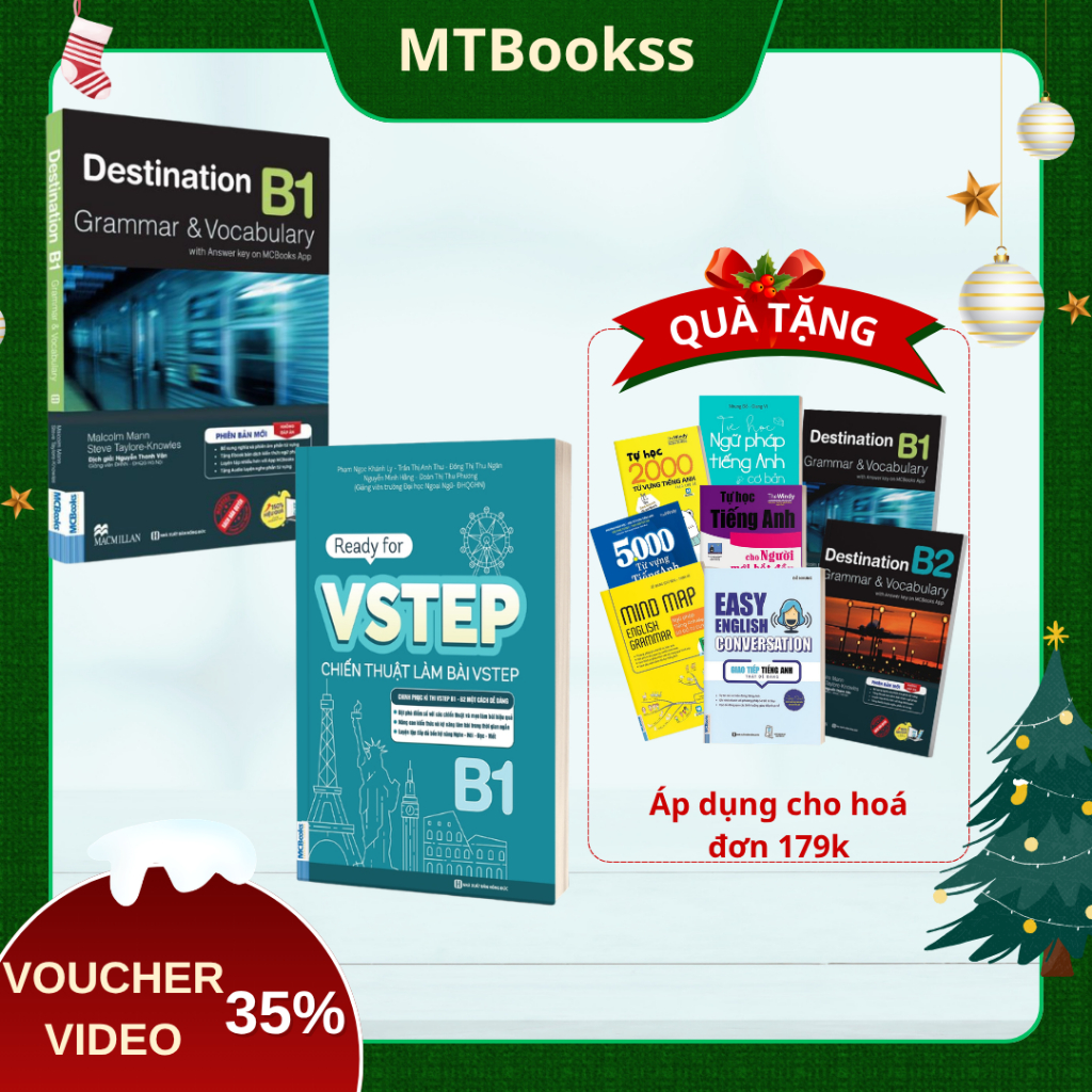 Combo Sách - Luyện Thi Chứng Chỉ Tiếng Anh Trình Độ B1 - Destination B1 + VSTEP B1 MCBooks