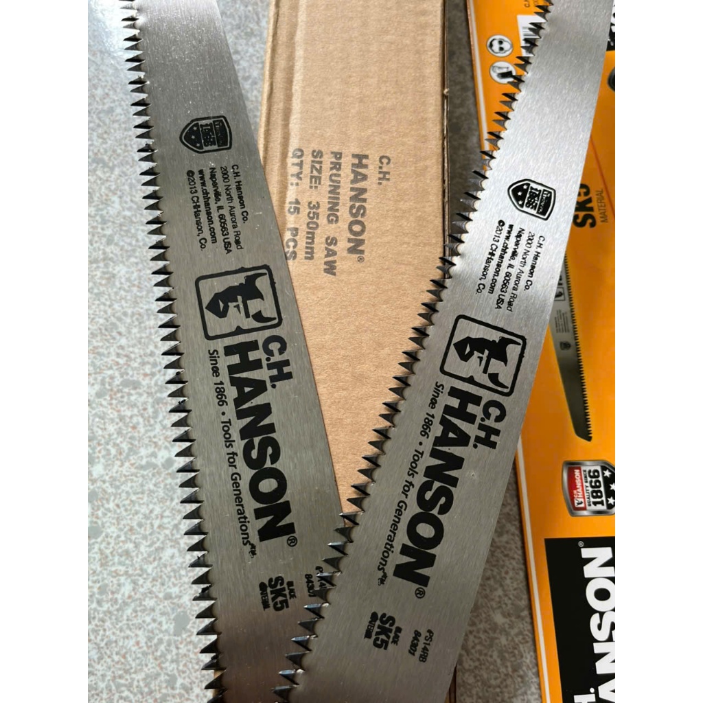 LƯỠI CƯA KIẾM HANSON 350MM THÉP SK5. TƯƠNG THÍCH CÁC LOẠI CƯA KIẾM TRÊN THỊ TRƯỜNG.