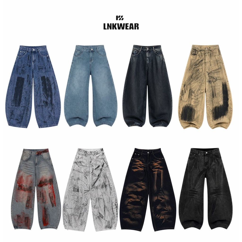 [ DEAL MỞ BÁN - PREMIUM ] QUẦN JEAN ỐNG CONG DL 14 OZ LNKWEAR