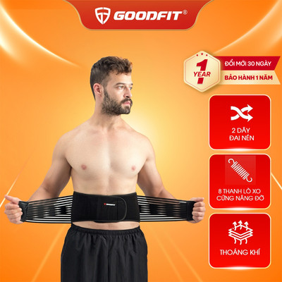 Đai lưng tập Gym, đai tập Gym bảo vệ cột sống chống đau lưng GoodFit GF722WS