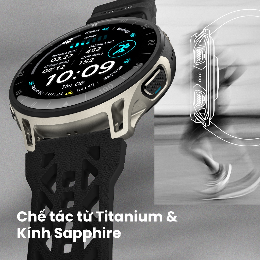 Đồng hồ thông minh Amazfit Cheetah 2 Pro | 1.32 inch - Track Run - Hàng chính hãng - Bảo hành 12 tháng | BigBuy360 - bigbuy360.vn