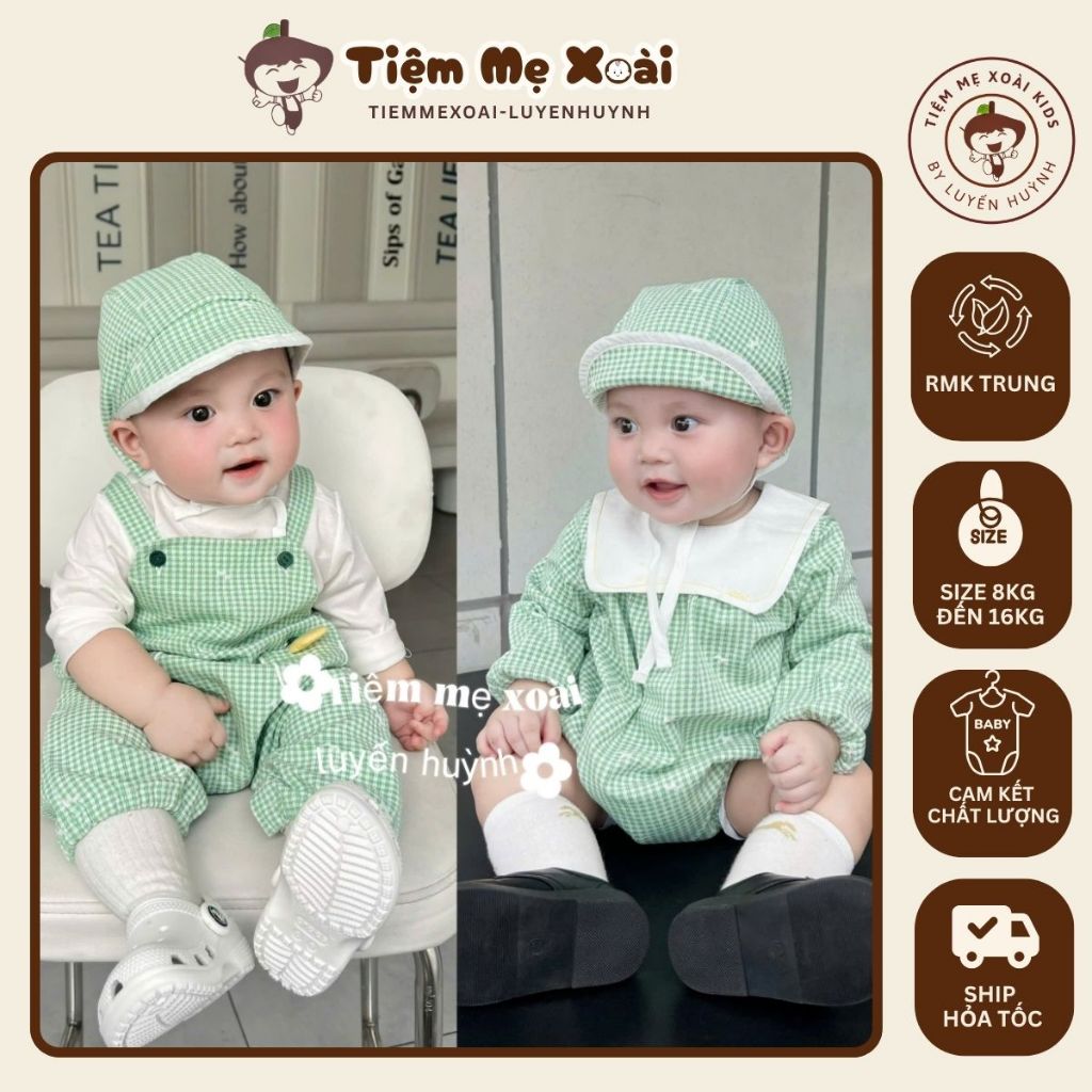 Set rmk ettoi 2026 màu xanh pastel cực sang cho bé trai gái