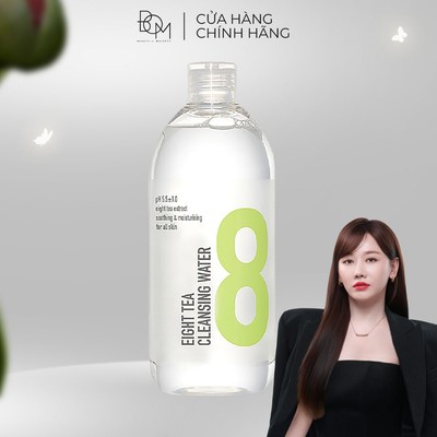 Nước Tẩy Trang Sạch Sâu, Dưỡng Ẩm B.O.M Eight Tea 500ml, Chiết Xuất Chiết 8 Loại Trà, Không Chứa Cồn