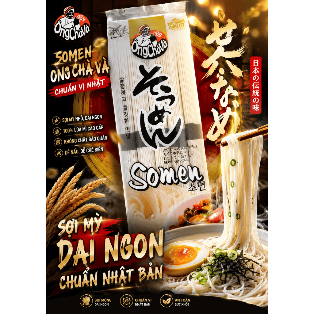 Mì Somen Khô Ông Chà Và 300g (Somen Noodles)