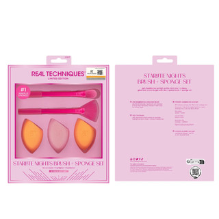 Bộ cọ trang điểm 2 cây kèm 3 mút Limited Edition Starlite Nights Brush 0107 Real Techniques