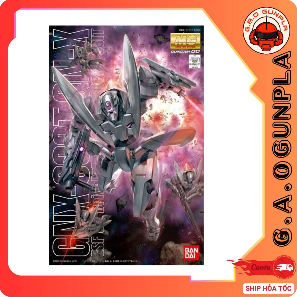 Mô hình lắp ráp Gundam Bandai MG 1/100 GN-X Chính hãng