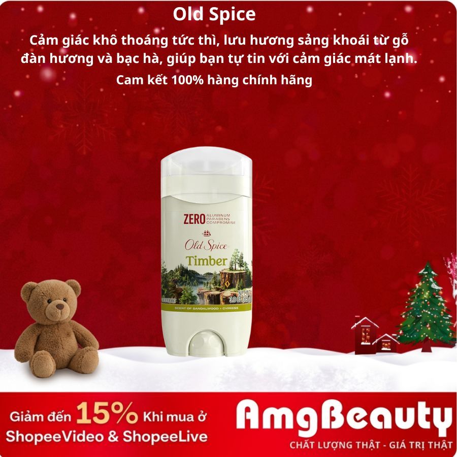 OLD SPICE Sáp Khử Mùi Old Spice Timber 85g