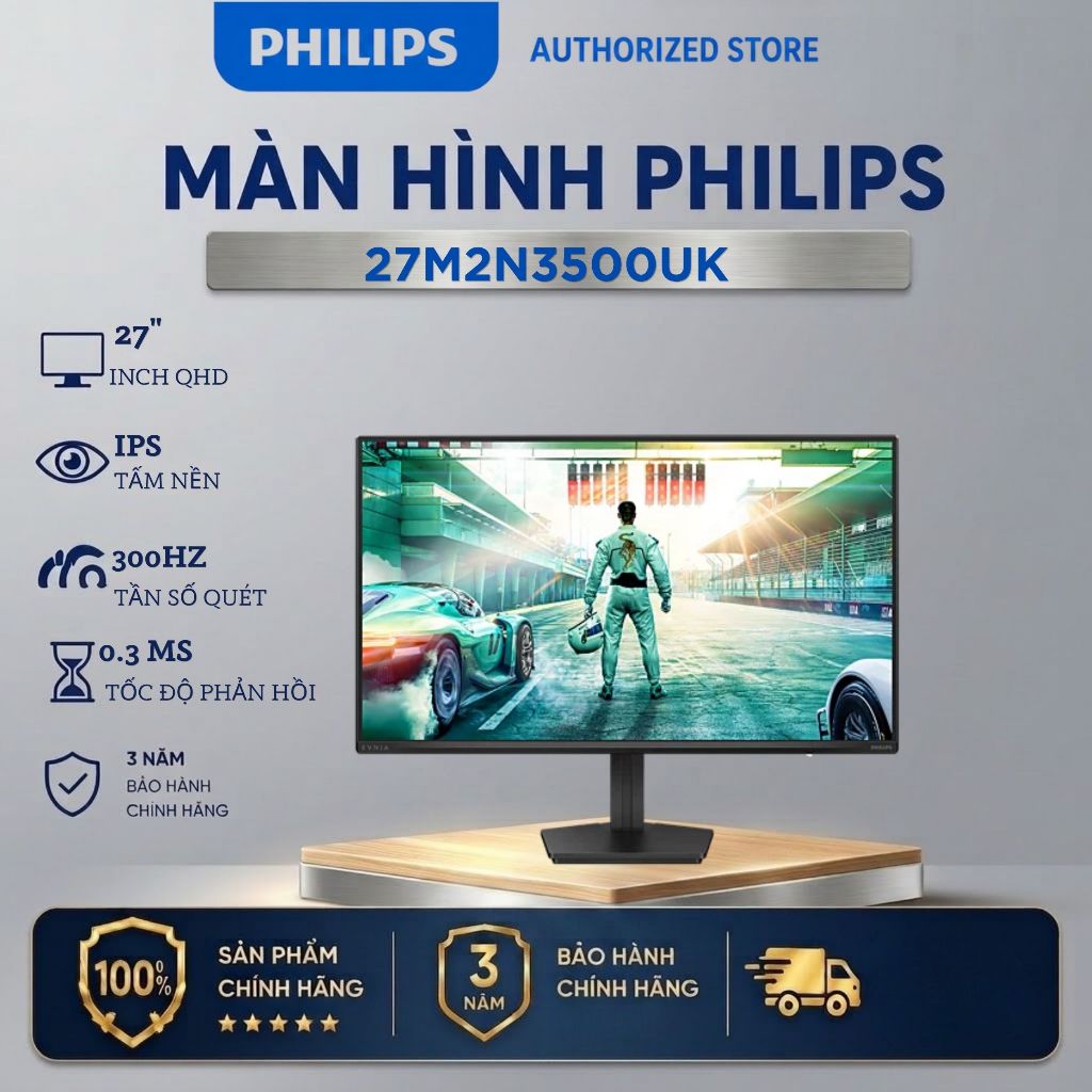 Màn Hình Gaming Philips Evnia 27M2N3500UK/71 (27inch - IPS - QHD - 300Hz)