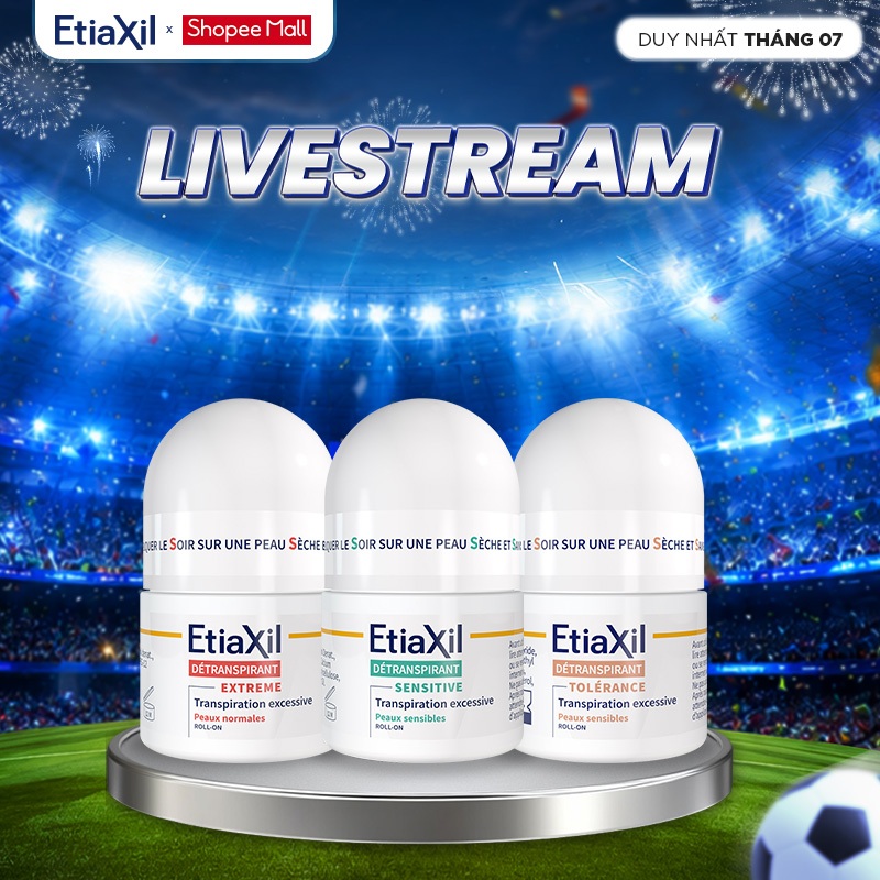 [ETIAXIL] Lăn Khử Mùi Và Ngăn Mồ Hôi Chuyên Sâu Etiaxil 15ml