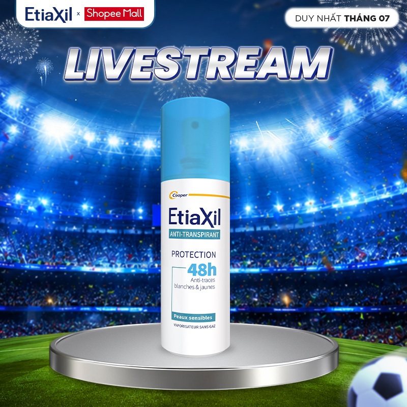 [ETIAXIL] Xịt Khử Mùi Toàn Thân Etiaxil Bảo Vệ Kép 100ml