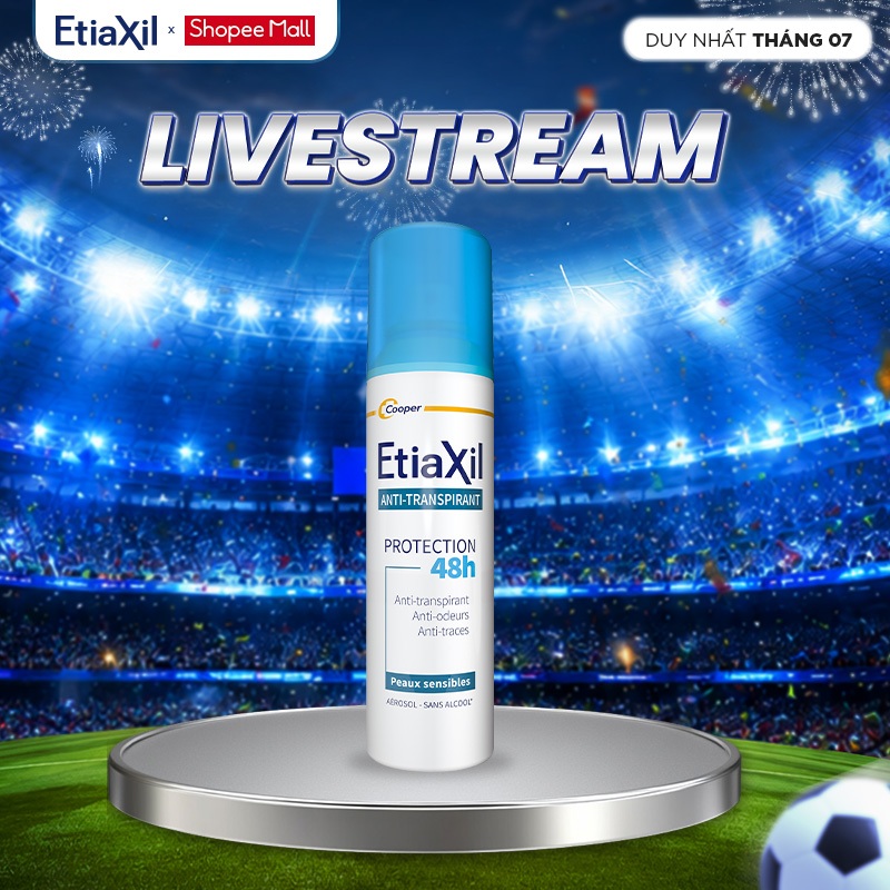 [ETIAXIL] Xịt Khử Mùi Toàn Thân Etiaxil Bảo Vệ Kép 150ml
