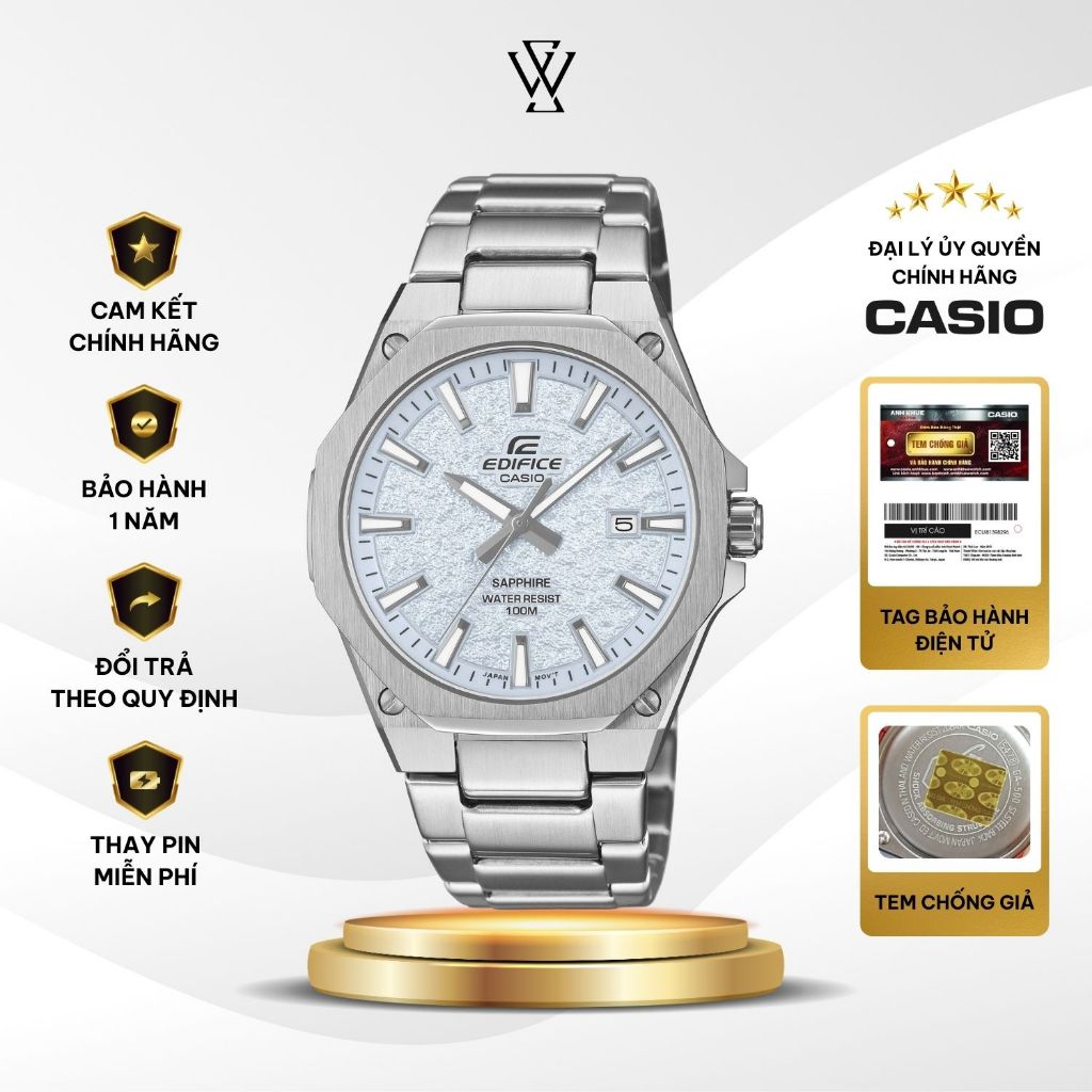 Đồng hồ Casio Edifice EFR-S108DE-2AVUDF Size 39.9mm Dây Kim Loại Chính hãng