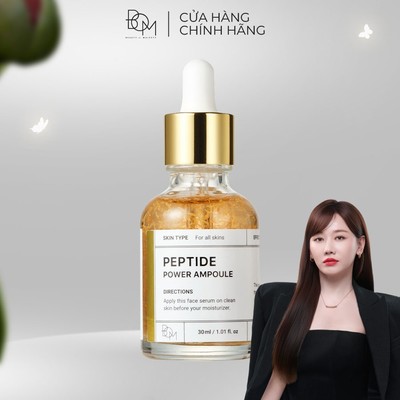 [Deal Độc Quyền] Tinh Chất Ngăn Ngừa Lão Hóa B.O.M Peptide Power Ampoule 30ml, Cải Thiện Độ Đàn Hồi Và Độ Ẩm Cho Da