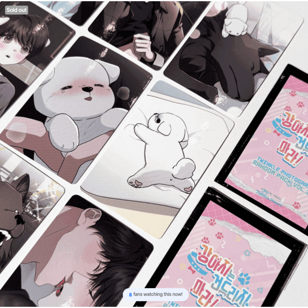 [Dagu Store] [SẴN] Pack random thẻ photocard Paws and Claws ver 2