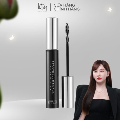 Mascara Làm Dày & Cong Mi Tự Nhiên Không Lem Không Trôi Long & Curl WonderProof B.O.M  8g