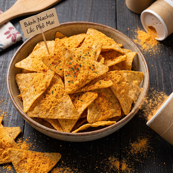 (SALE) Bánh Nachos chưa chiên, Bánh tortilla chips, Đế Nachos tự chiên, tự nướng làm Snack Handmade