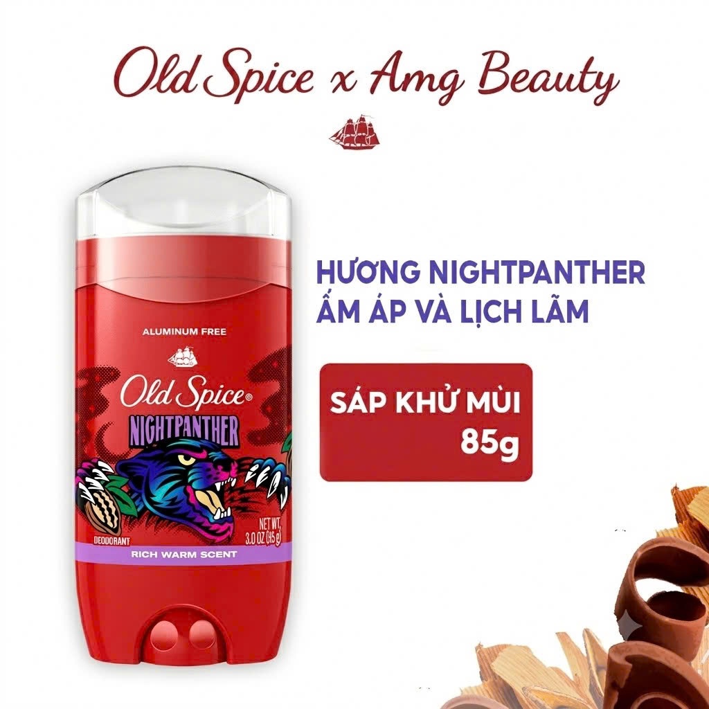 Lăn Sáp Khử Mùi Nam Old Spice Night Panther 85g