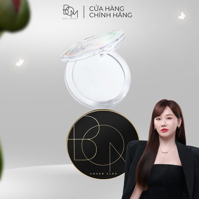 Combo Trang Điểm 2 Món B.O.M:  Phấn Nước Che Khuyết Điểm  SPF 50+ PA+++ & Phấn Phủ Kiềm Dầu Fixing Flex Powder Pact 7,5g