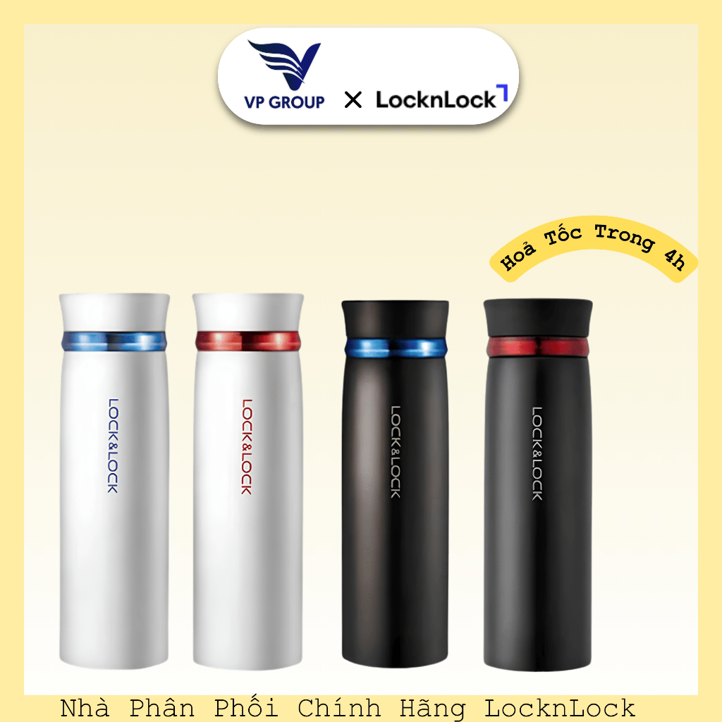 Bình Giữ Nhiệt LocknLock Feather Light 450Ml - LHC4131 (VPG)