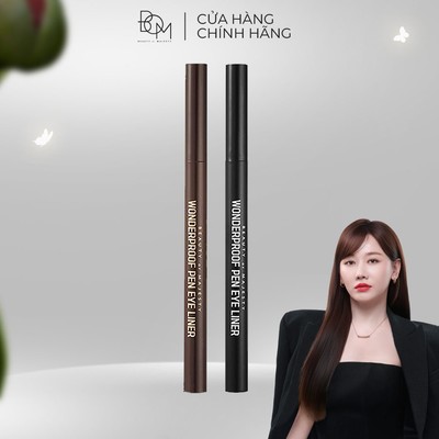 Bút Kẻ Mắt Nước Không Lem Chống Thấm Nước B.O.M Wonderproof Pen Eye Liner 0.5g