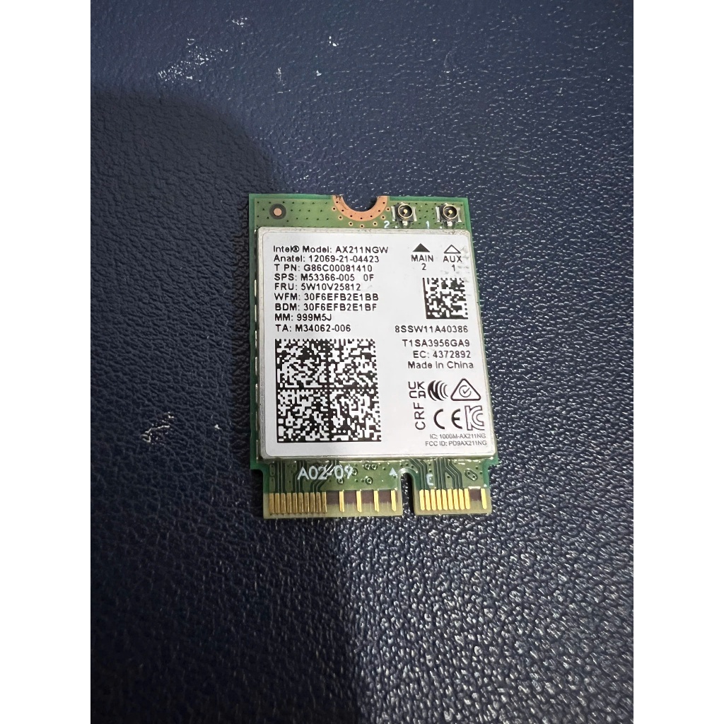 Card Wifi Intel AX211