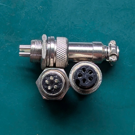 (1 bộ đực - cái) Jack GX12-5P 5 Chân Đực Cái Phi 12