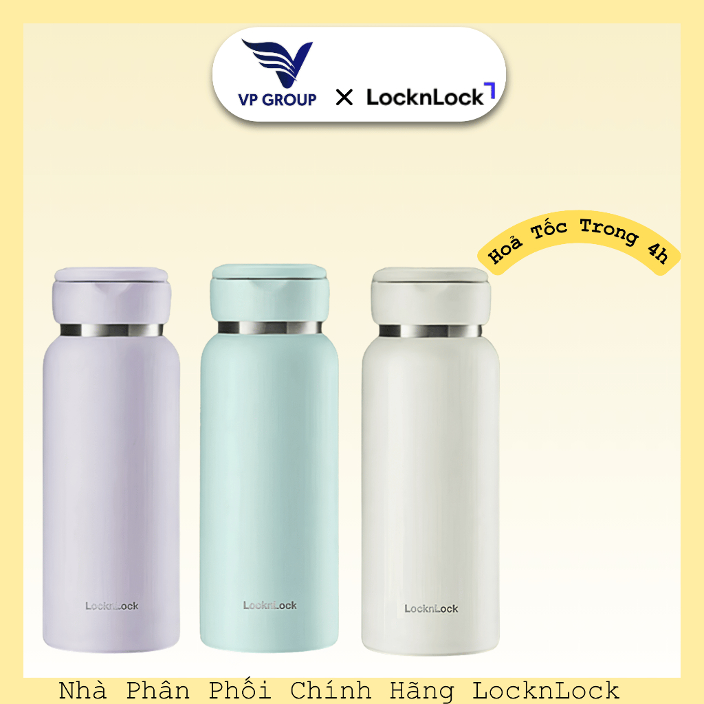 [MỚI] Bình Giữ Nhiệt LocknLock 650Ml - 3 Màu (Ngà, Tím Nhạt, Mint) - LHC4321 (VPG)