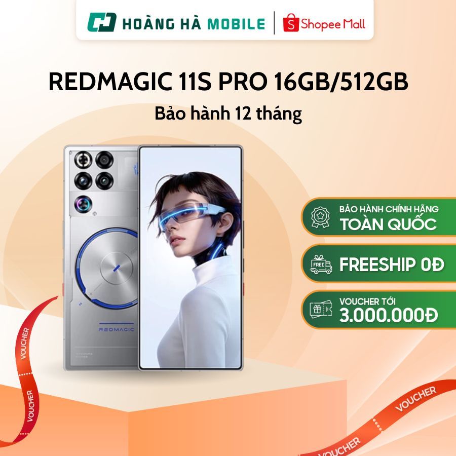 Điện thoại Gaming REDMAGIC 11S PRO 16GB/512GB - Chính hãng