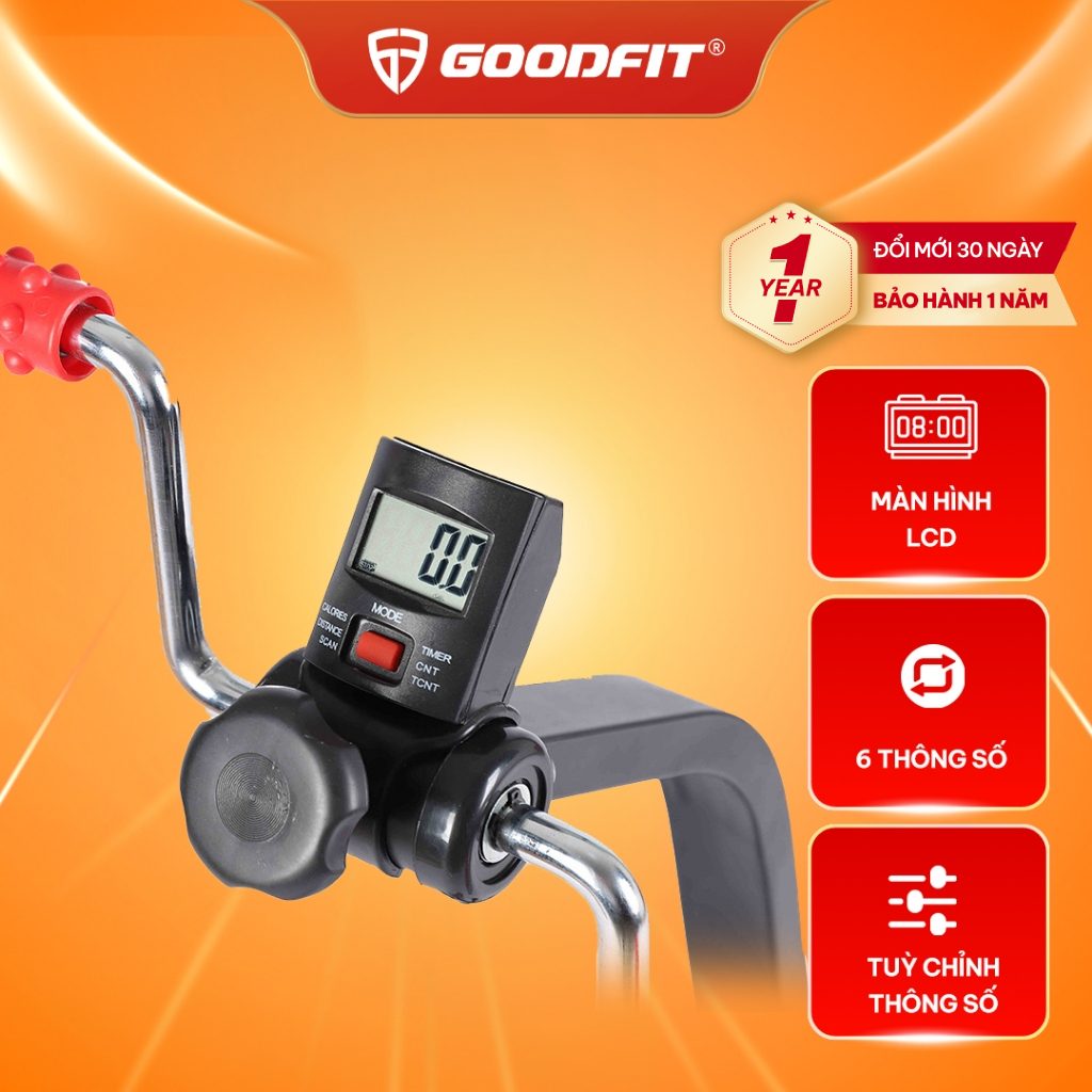 Đồng hồ điện tử đo hiệu quả tập luyện gắn với xe đạp GoodFit GF005PE