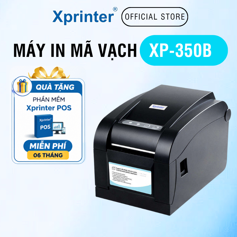 Máy in mã vạch Xprinter XP-350B USB
