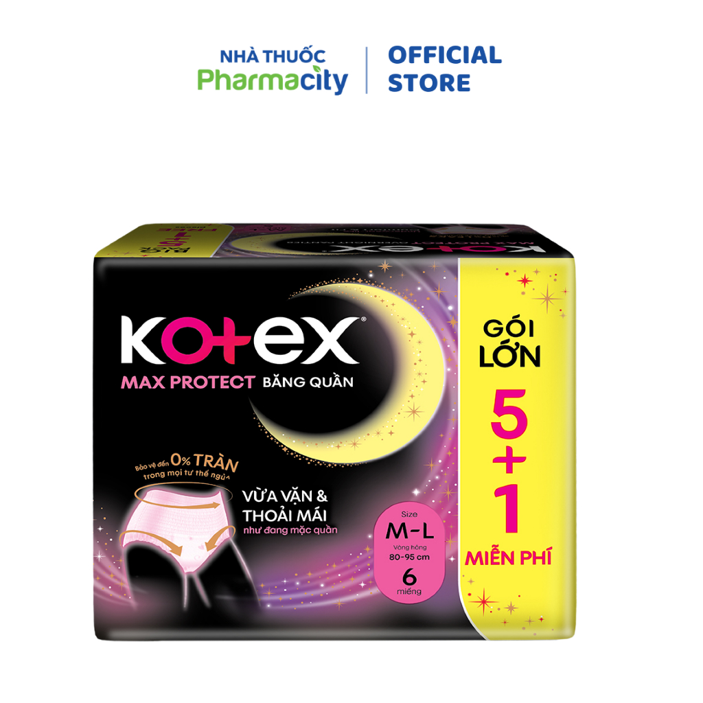 Kotex BVS Dạng Quần MaxProtect size M/L 5M