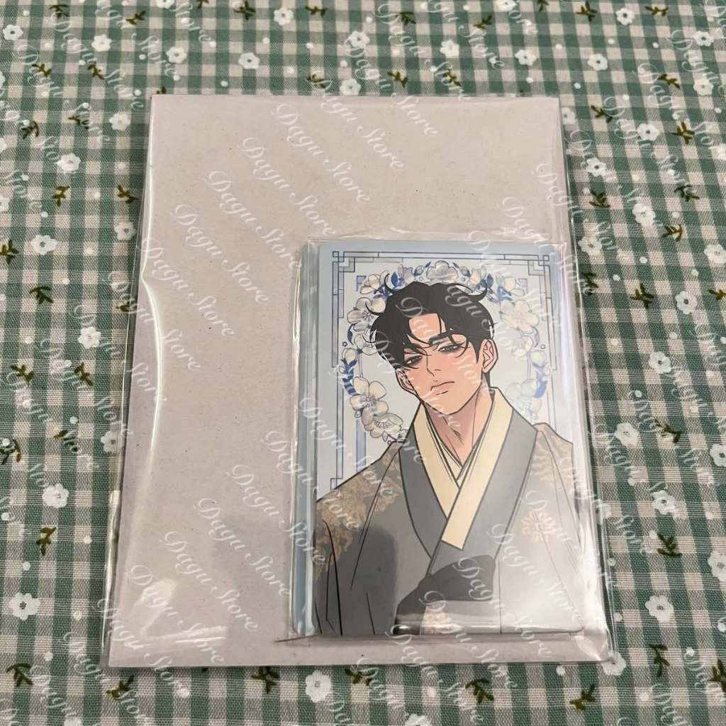 [Dagu Store] [SẴN]Scholar Flower Pouch kèm card EUNHYUK