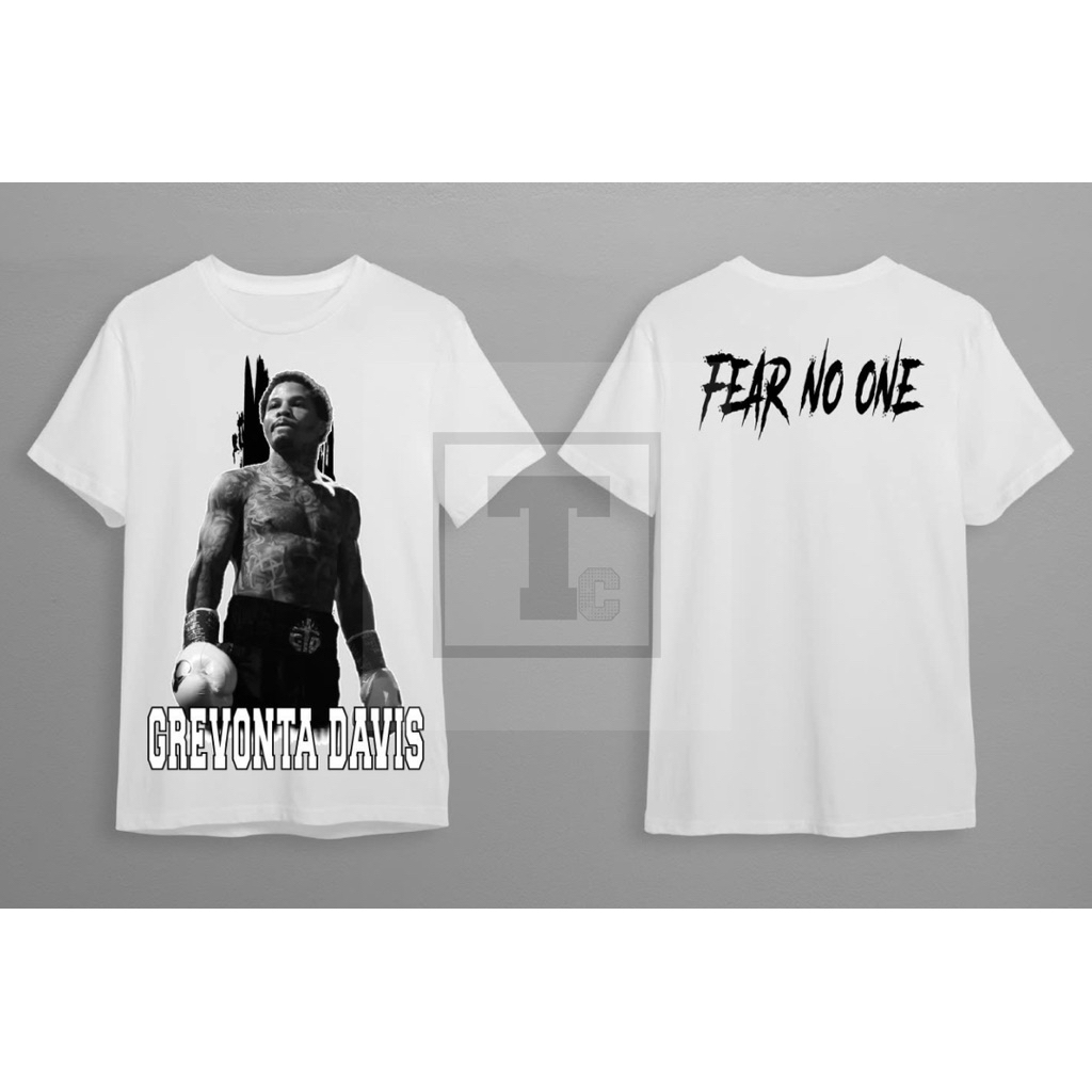 Áo Thun Boxing Gervonta Davis – Fear No One | Unisex Form Rộng Cotton Cao Cấp