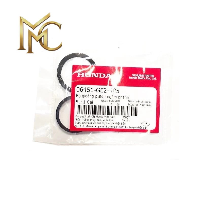 Bộ Gioăng Piston Ngàm Phanh Air Blade 125, Pcx, Sh, Sh Mode Honda ( 06451GE2405 ) MC