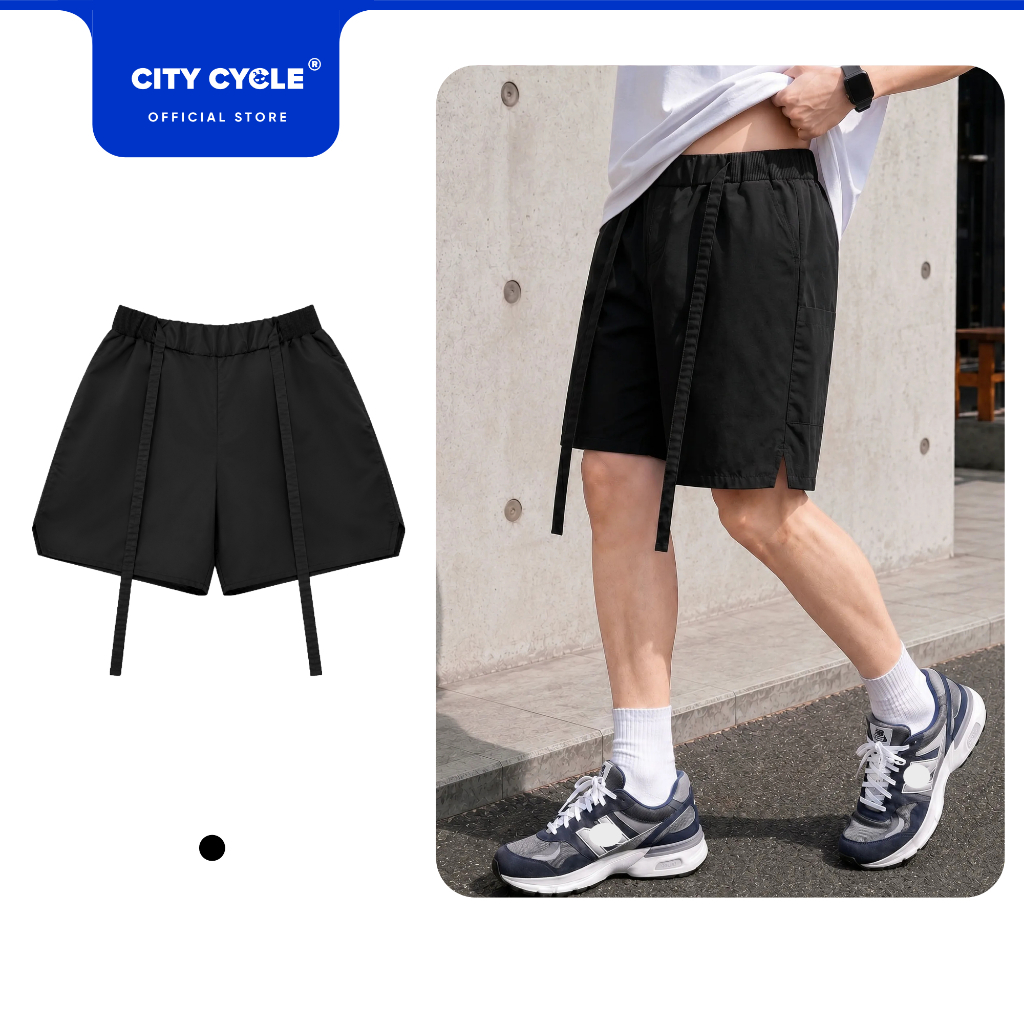 Quần short gió ống rộng rộng nam nữ Local Brand Chính Hãng City Cycle Quần short gió Heavy Wind