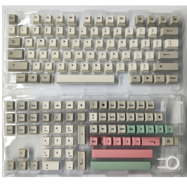 SET Keycap GMK9009 (Clone) PBT Cho Bàn Phím Cơ - Profile Cherry - Đóng hộp và khay nhựa chuẩn 149 Ph
