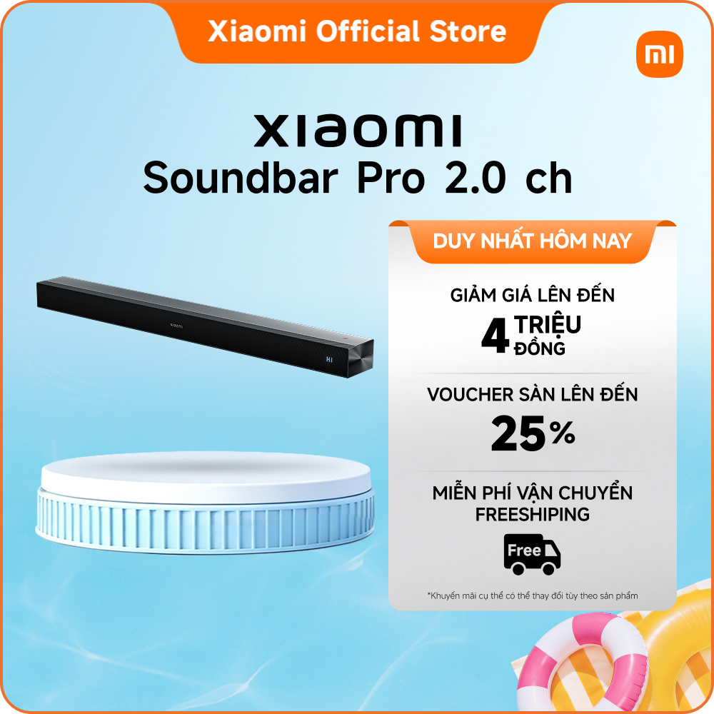 [Mới] Loa thanh Xiaomi Soundbar Pro 2.0 | Dolby Audio™ | Trải nghiệm điện ảnh phi thường | Ghép nối 
