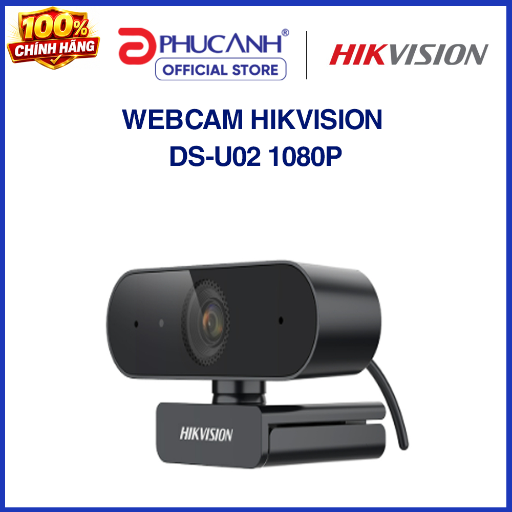 Webcam Hikvision DS-U02 full HD 1080P/mic - chuyên dùng cho học trực tuyến, online