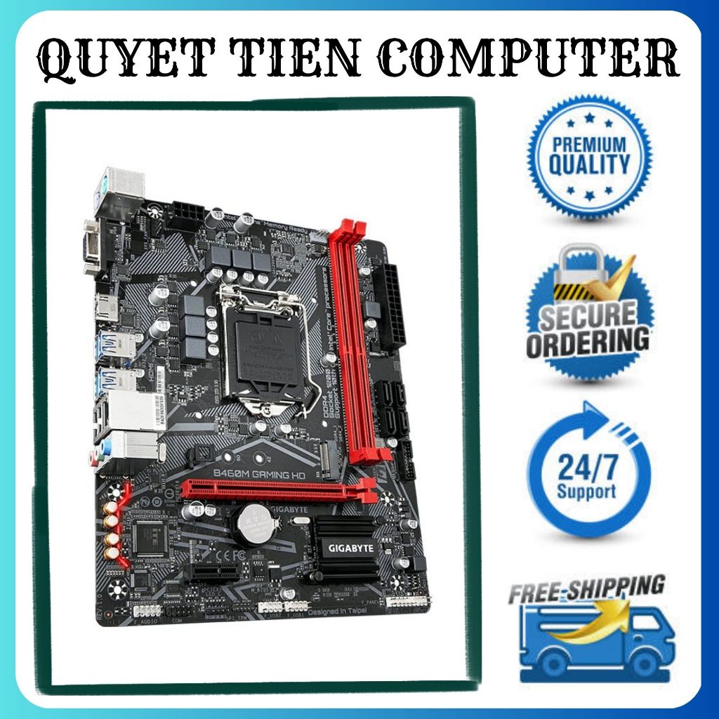 MainBoard GIGABYTE B460M ZIN Socket 1200 Đủ Chặn FE - Hàng Chính Hãng