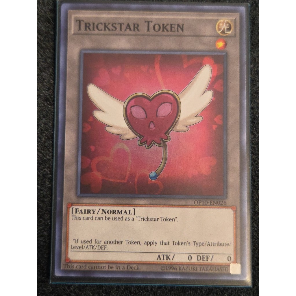 UK Super Rare [ Dưa hấu ] Lá bài thẻ Trickstar Token - Tặng bọc nhựa TOKEN