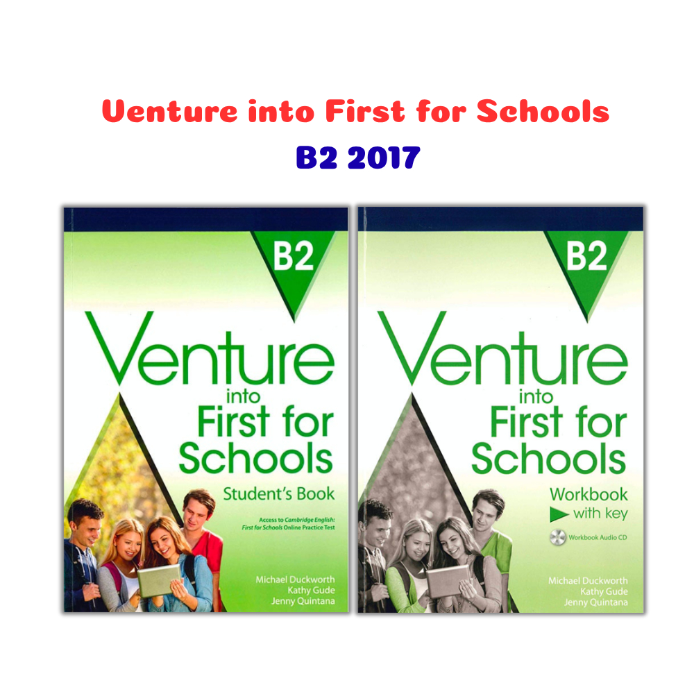 Sách - Venture into First for Schools B2 2017 -  Tặng Audio