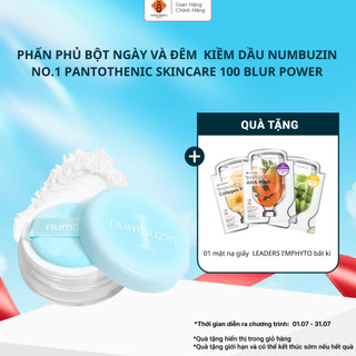 Phấn phủ bột ngày và đêm NUMBUZIN kiềm dầu, giảm viêm, làm dịu No.1 Pantothenic Skincare 100 Blur Powder 7g