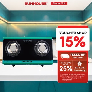 Bếp gas dương hồng ngoại sunhouse shb004mt - hệ thống đánh lửa magneto - không bị tạt lửa khi nấu - hàng chính hãng