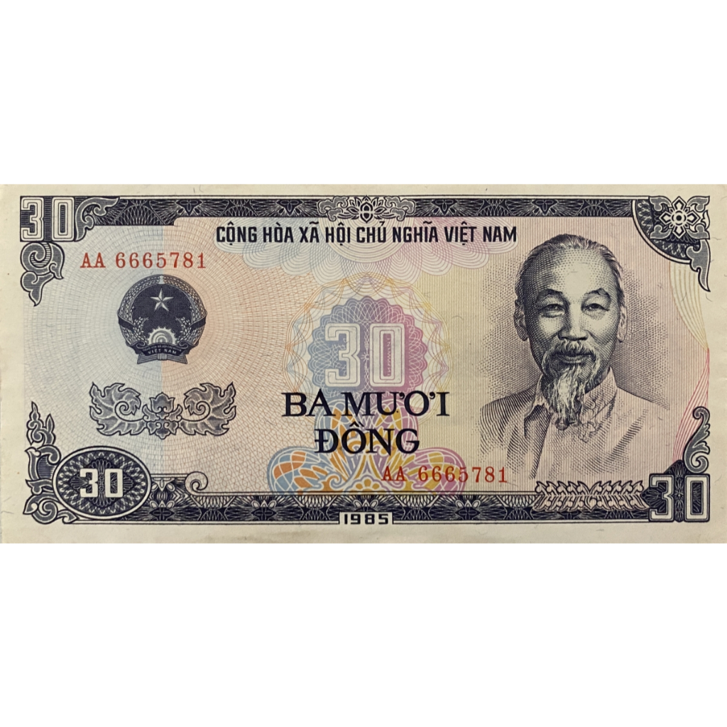 [SƯU TẦM XƯA VIỆT NAM] [SẴN HÀNG] [HÀN PHƠI SẴN] 30 Đồng 1985 Mệnh Giá LẠ Sưu tầm CỰC HIẾM