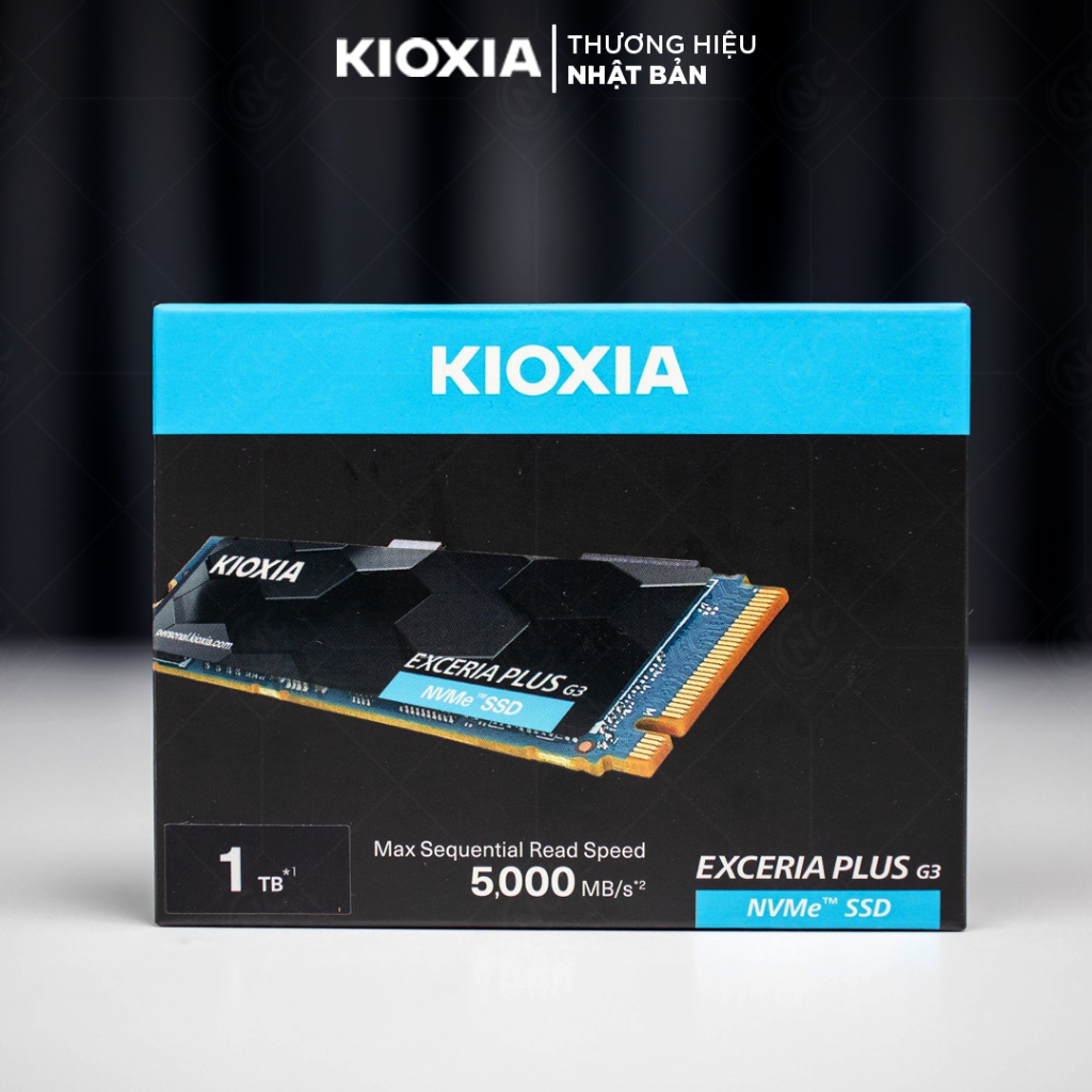 Ổ Cứng SSD Nvme KIOXIA  Exceria G3 PLUS 1TB/2TB Gen 4 - đọc 5000/ ghi 3900MB/s, BH 5 Năm
